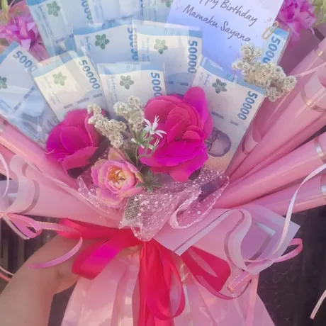 Money Bouquet Pink